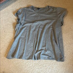 SHEIN Heather Gray Short Sleeve Tee